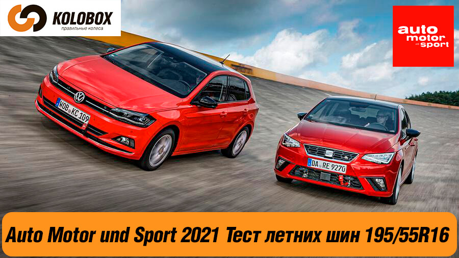 Auto Motor und Sport 2021 Тест летних шин 195 55 R16